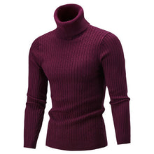 Charger l&#39;image dans la galerie, Winter 2019 Turtleneck Sweater Men Vintage Tricot Pull