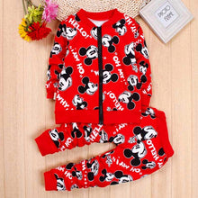 Charger l&#39;image dans la galerie, Mickey Minnie Toddler Girls Clothes Autumn Kids Boys Outfit 2PCS