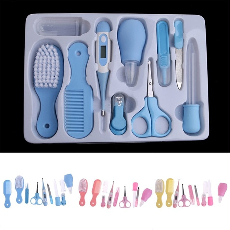 10Pcs/Set Baby Kids Nail Hair Health Care Thermometer Nose Cleaner
