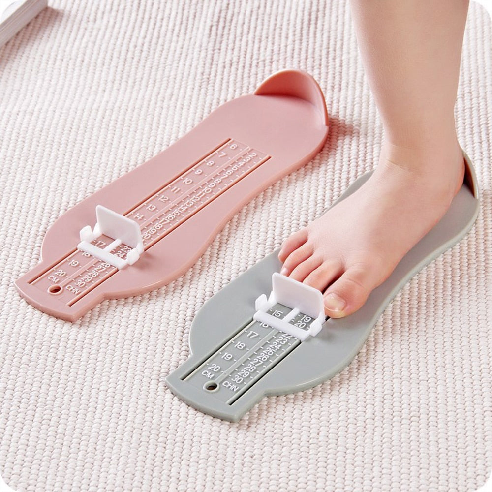 3 Colors Baby Foot Ruler Kids Foot Length Measuring device child