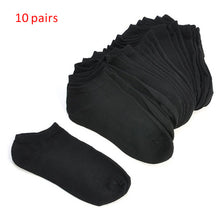 Charger l&#39;image dans la galerie, 10 Pairs Women Socks Breathable Sports socks Solid Color Boat