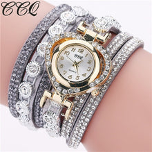 Charger l&#39;image dans la galerie, Women Vintage Rhinestone Crystal Bracelet Dial hot sale